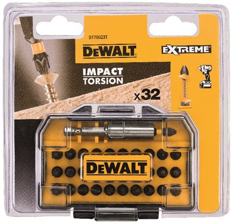 Imp Dewalt Act Torsion Compact 32-teiliges Schraubendreher-Bit-Set – dt70523t-qz