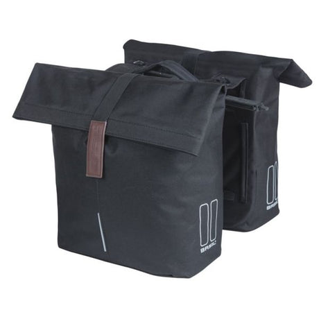 Basil Doppelte Fahrradtasche City Mik 28-32 Liter – Schwarz