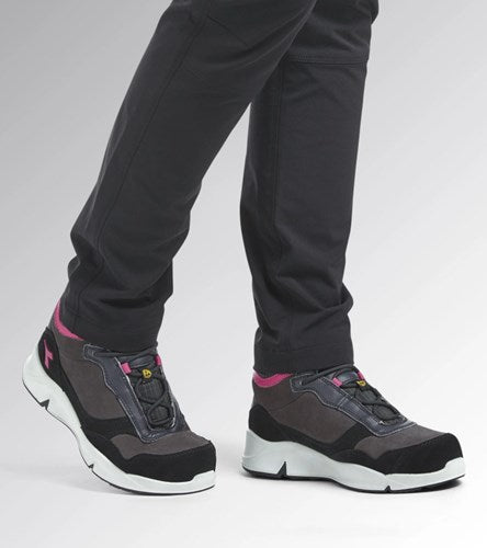 Diadora werkschoen athena mid 179901 s3l | nine iron raspberry (d0458) | maat 37 - 8053607443574