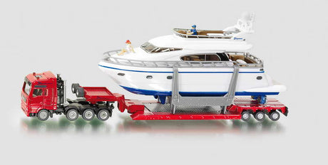 Siku Super schwerer Transport mit Yacht