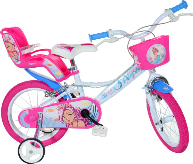 Dino Alyssa 16 Zoll 27 cm Mädchen Knijprem Weißrosa