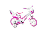 Dino Flappy 12 Zoll 21 cm Mädchen Goofy weiß rosa