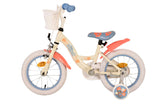 Disney Stitch Children's Bicycle - Mädchen - 14 Zoll - Creme Korallenblau