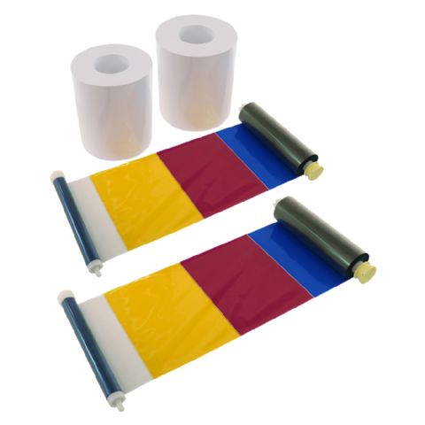 DNP Paper 2 Roll � 200 St. 15x20 perforado en 5x20 y 10x20 cm para DS620