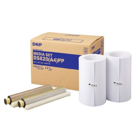 DNP -Papier DMA4820 Premium 2 Roll � 110 St. A4 für DS820