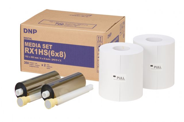 Papel DNP DSRX1HS-6X8 2 Roll � 350 St. 15x20 para DS-RX1HS