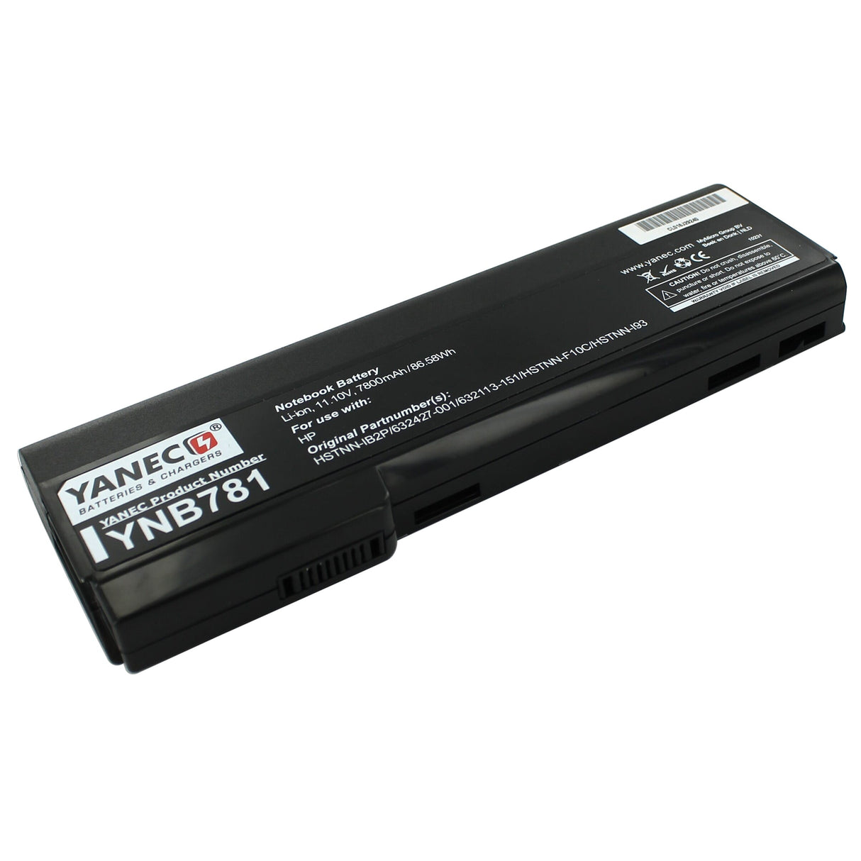 Batteria per laptop Yanec esteso 7800 mAh