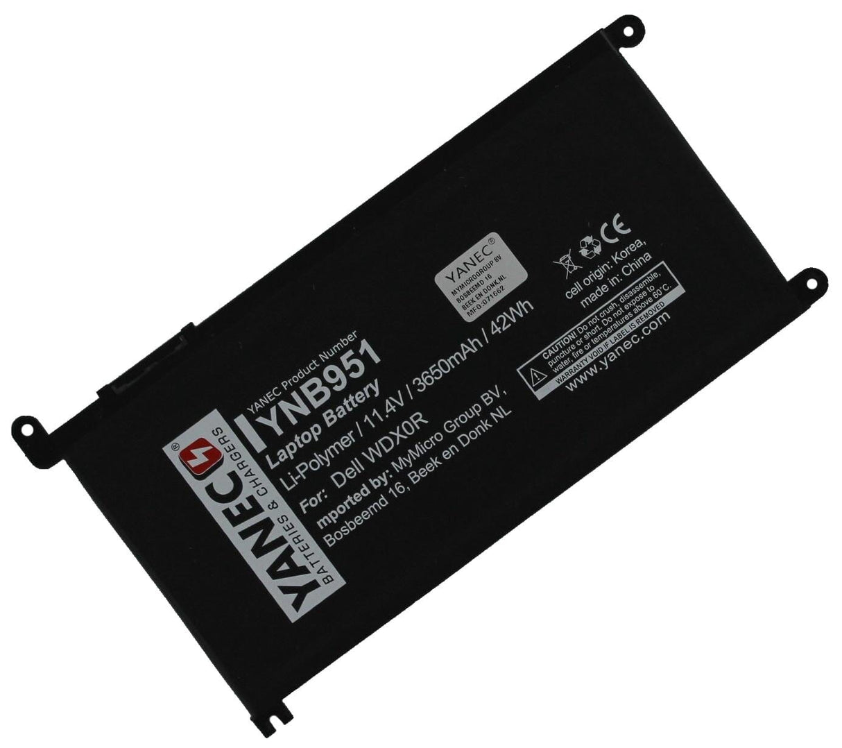 Yanec Laptop -Akku 3650 MAH