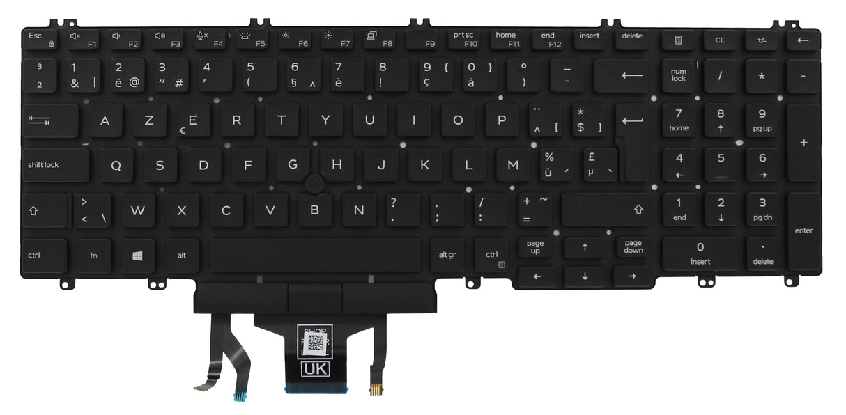 Dell bärbar dator tangentbord azerty vara