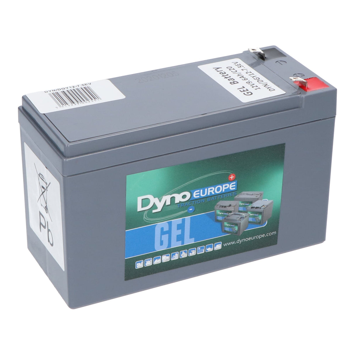 Dyno europe dyno gel batterie 12v 7.5h