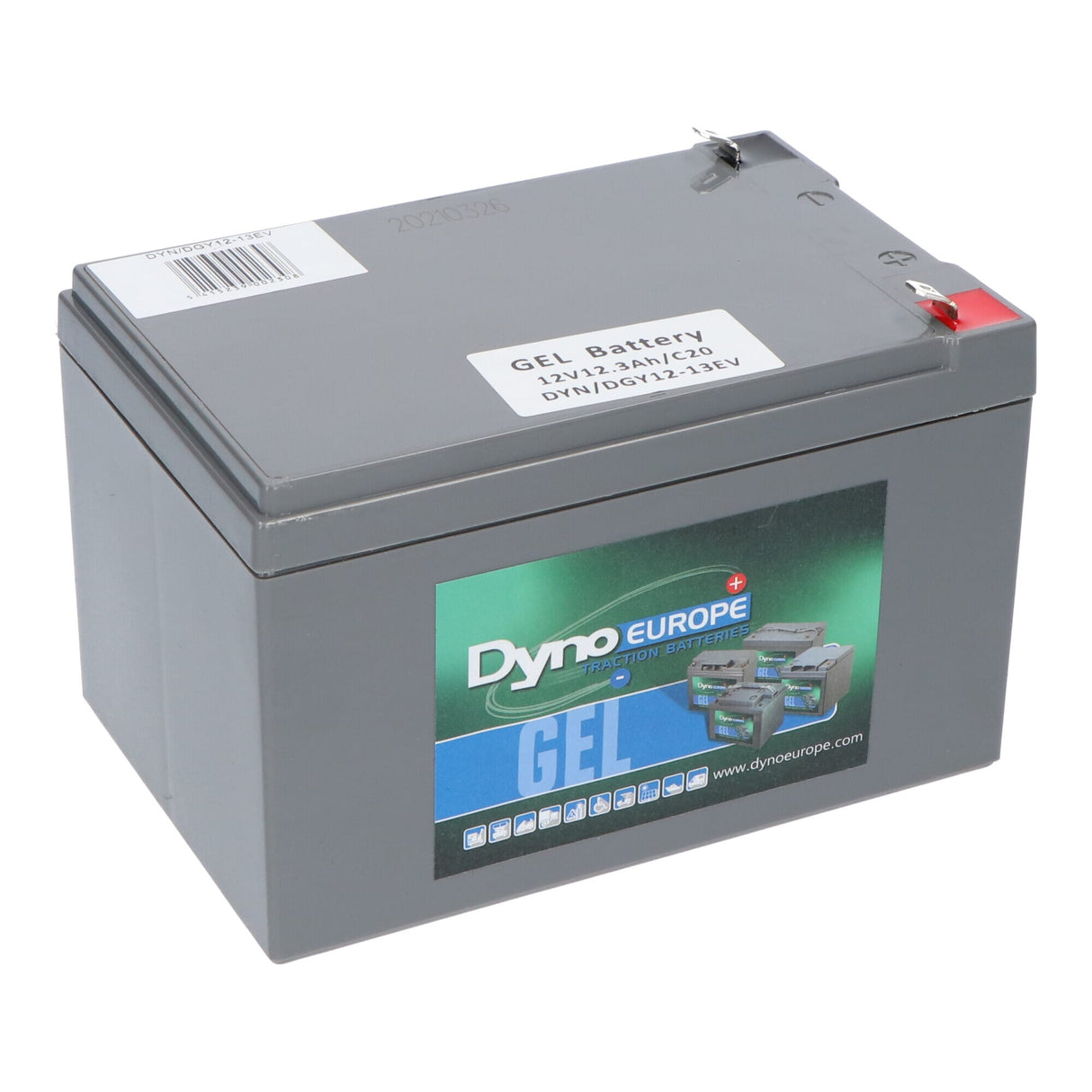 DYNO Europe Battería de gel de dinamómetro 12V 12AH