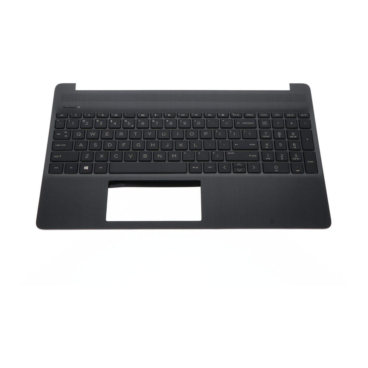 HP Laptop Keyboard Qwerty US + Top Cover Gray