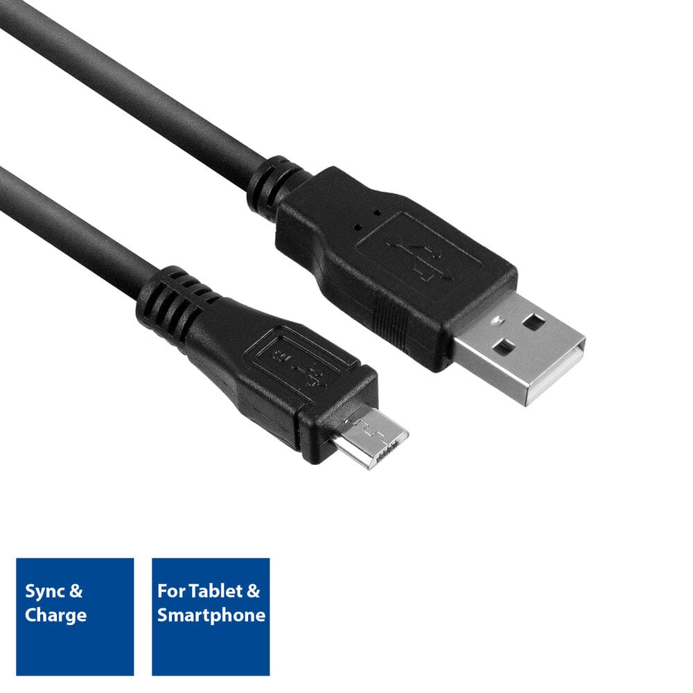 ACT USB 2.0 Carga y cable de datos A Masculino - Micro B Macho 1 metro