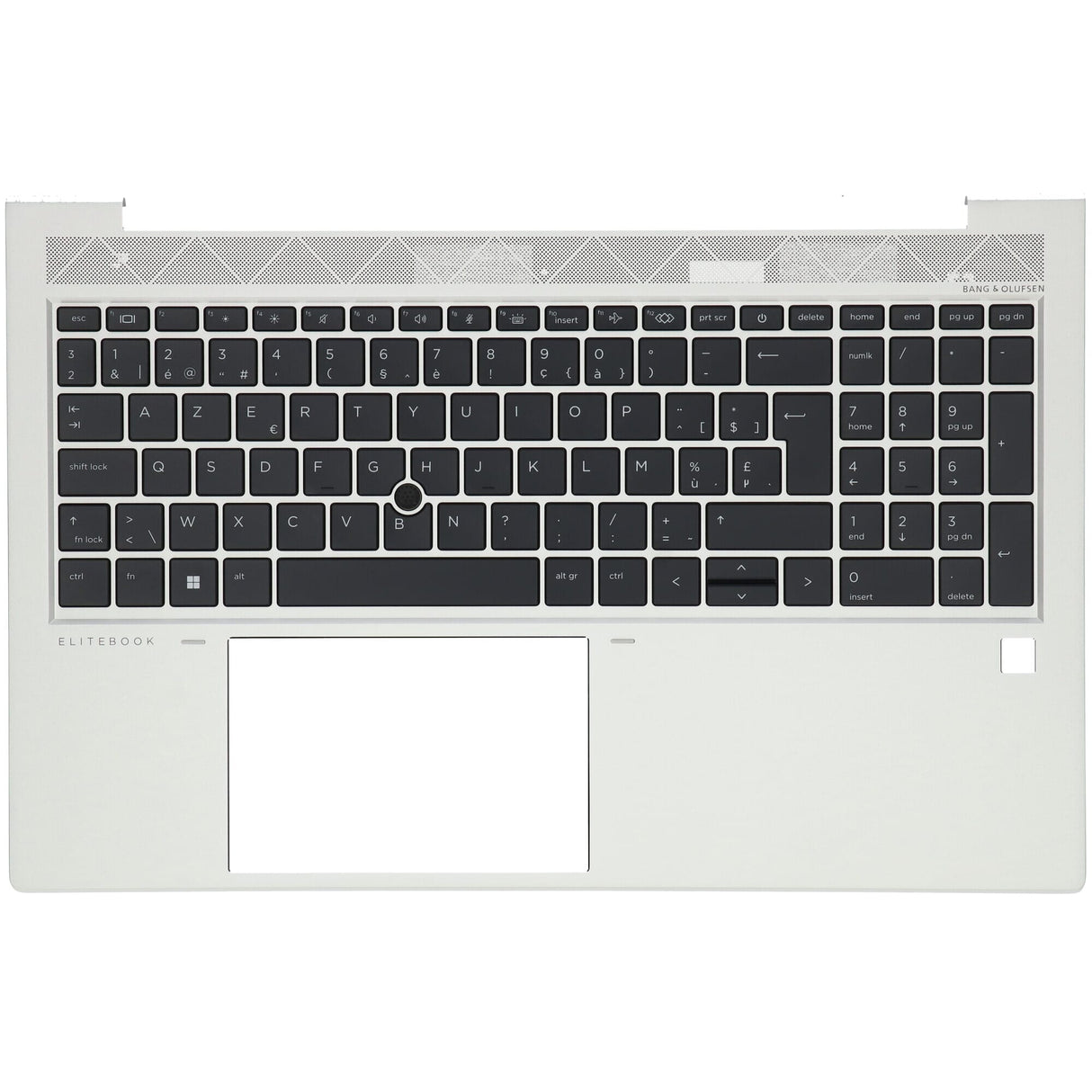 HP Laptop Keyboard Azerty BE + Top Cover, Backlit