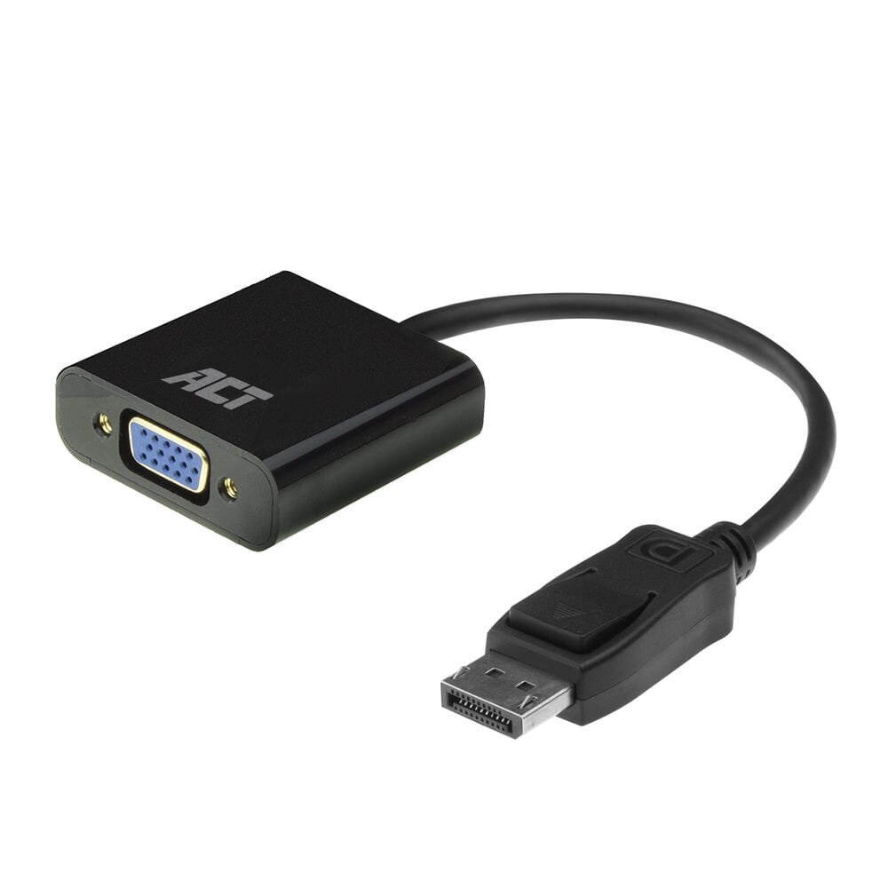 Act DisplayPort à VGA Adaptateur féminin, Bag Zip