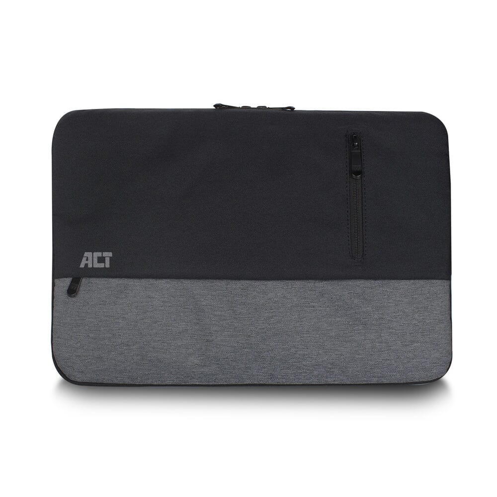 ACT URBAN, manche d'ordinateur portable 14,1 pouces, gris noir