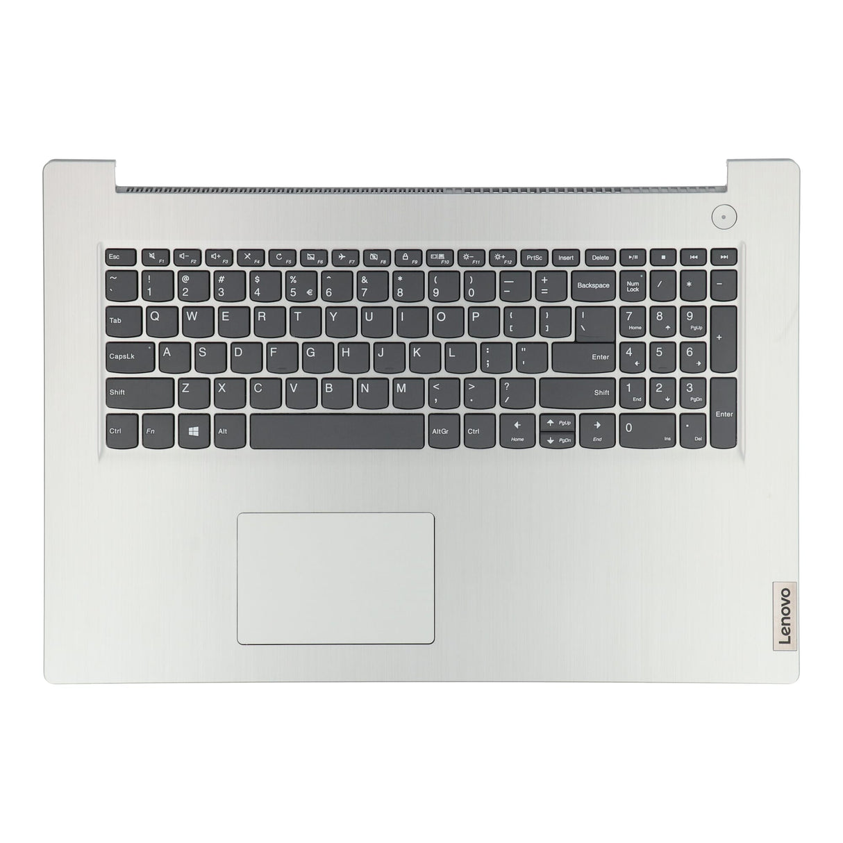 Lenovo Laptop -Tastatur QWERTY Us + Top Cover - Grau