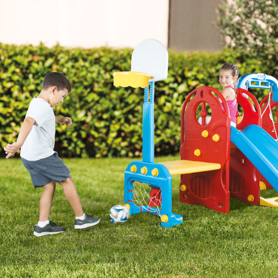 Dolu 7-in-1-Spielset mit Folie und Swing Blue Rot