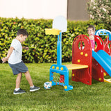 Dolu 7-in-1-Spielset mit Folie und Swing Blue Rot