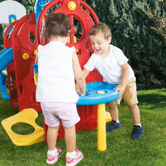 Dolu 7-in-1-Spielset mit Folie und Swing Blue Rot