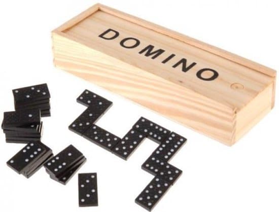 Engelhart Domino 28 Steine in Holzkiste
