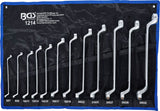 BGS Technic Doppelringschlüssel-Satz gekröpft SW 6 x 7 - 30 x 32 mm 12-tlg.