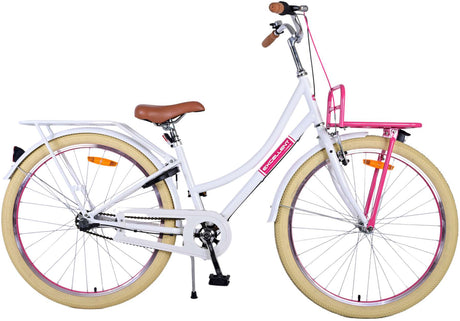 Volare Excellent Kinderfahrrad – Mädchen – 26 Zoll – Weiß – 3 Gänge
