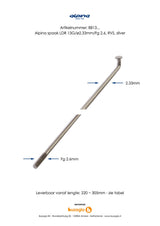 2,34 mm (266 mm Edelstahl) (P36) aus Alpina 13G (P36)