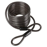 Blattkabel 5m x 10 mm mit doppelter Schleife schwarz