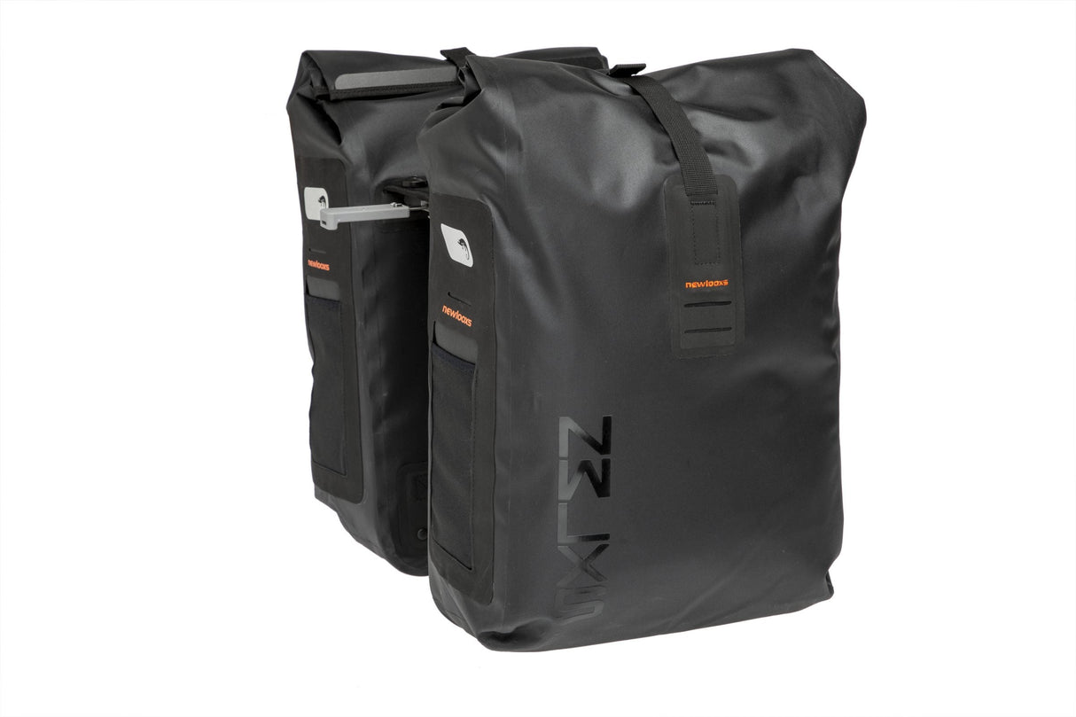 Varo wasserdichtes Doppelfahrradbeutel Schwarzer Grau 40L - Mik