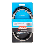 ELVEDES Rollerbrake Cable Kit Br-IM85 81 55 45 1700 mm 2250 mm Edelstahl schwarz (auf der Karte)