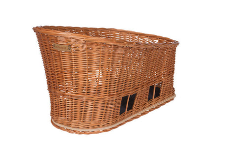 Basil Pasja - Hundebikekorb Mik - mittel - 45 cm - Hinterkorb - natürlich