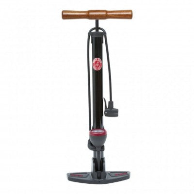 Mp mijnen pieper bv mp retro pressure footpump voetpomp met houten handgreep incl. manometer