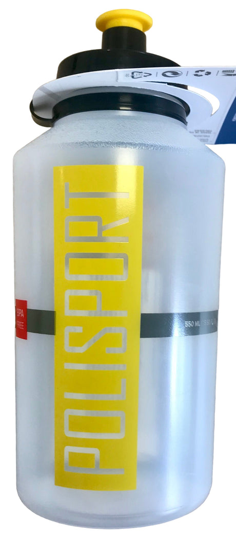 Polisport Plasticos S.A. Polisport-Wasserflasche 550 ml. transparentes Gelb