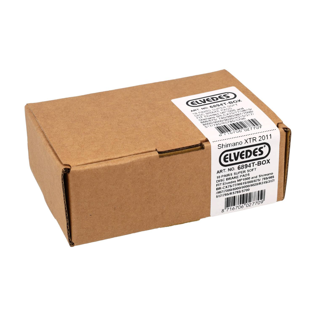 Elvedes Cable Systems BV Elvedes Scheibenbremsbeläge 6894t (10 Stück)