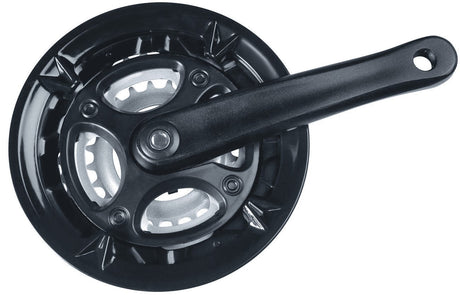 MP Mines Beeper BV MP Wave Kurbelgarnitur Triple 24 34 42 schwarzes Aluminium 170 mm (Tiefe -5 mm) – 961-K