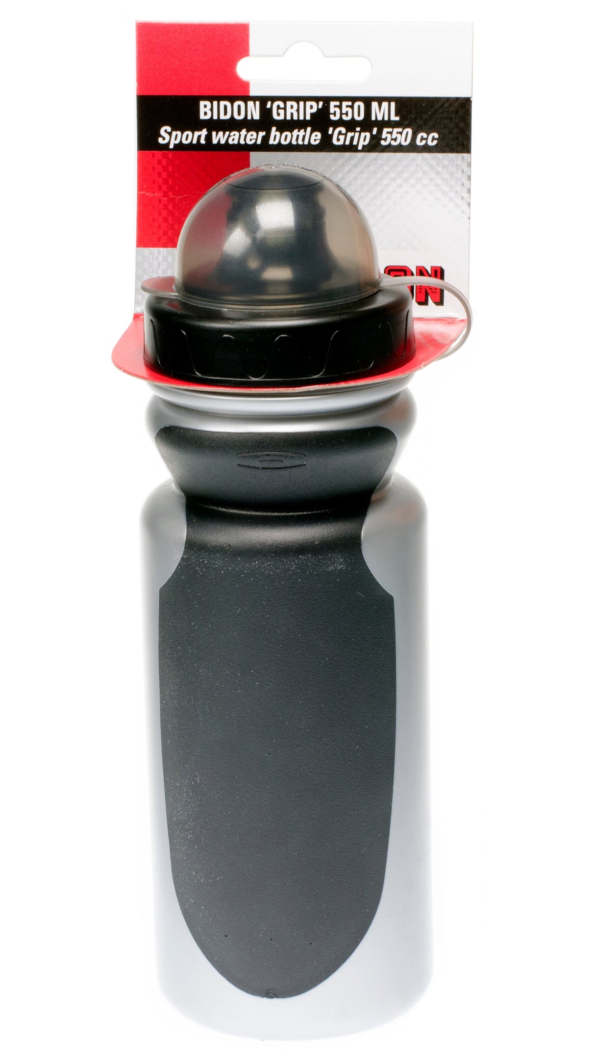 Simson Bidon Grip inkl. Stoffhaube 550 ml Schwarz-Grau auf der Karte