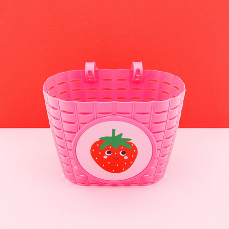 Qibbel Widek Kinderkorb Explorer Happy Strawberry Pink