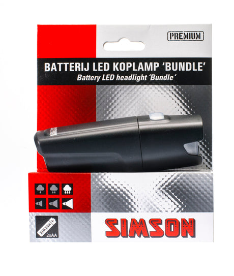 Simson Scheinwerfer Bundle Battery 25 Lux Street Biegung