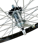 Roland Hinterrad 28 24-635 Aluminium schwarz Ryde V38 Falcon Bremsnabe