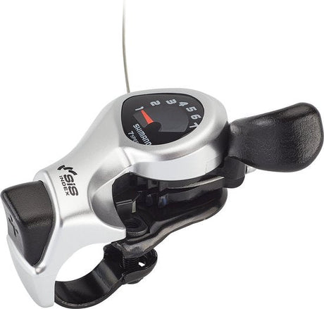 Shimano rechter Schalthebel 7 Gang ST-TX50 – Schwarz Silber