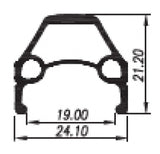 Primax E Str20 Rim 28 Zoll (622) 36 Löcher Bremskante Silber