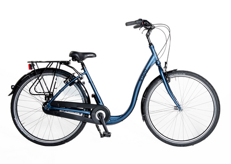 Aldo 28 Zoll Low Entry Fahrrad Komfort Aluminium 3V Bremsnabe blau