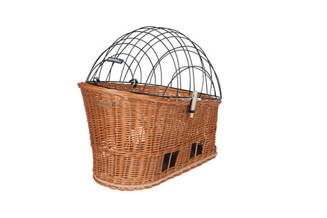 Basil Pasja - Hundebikekorb Mik - mittel - 45 cm - Hinterkorb - natürlich