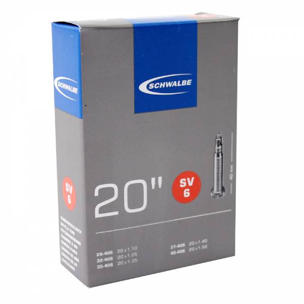Schwalbe Innenrohr 20 x 1 1 8-1,50 (28 40-406) SV6 FV 40 mm