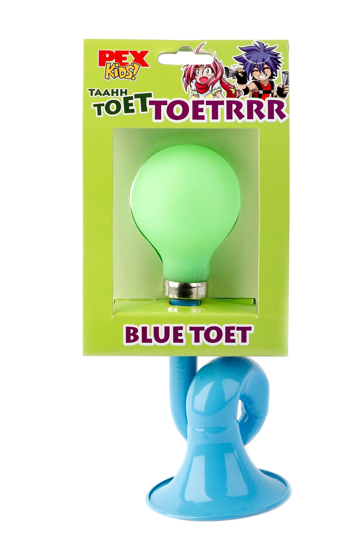 Buzaglo pexkids blue toet posthoorn staal groene bol