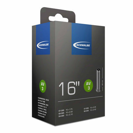 Schwalbe Innenrohr AV3 16 Zoll 47 62-305 16x1.75-2.40 AV 40 mm