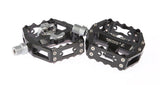 Tecora SPD Combi Pedal ATB Schwarzer 1. Typ