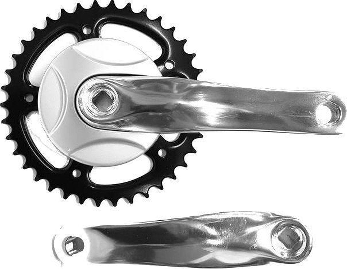 Kurbel Set 38T 152 m Disc Alu Silber