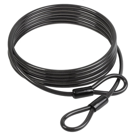 Blattkabel 5m x 10 mm mit doppelter Schleife schwarz